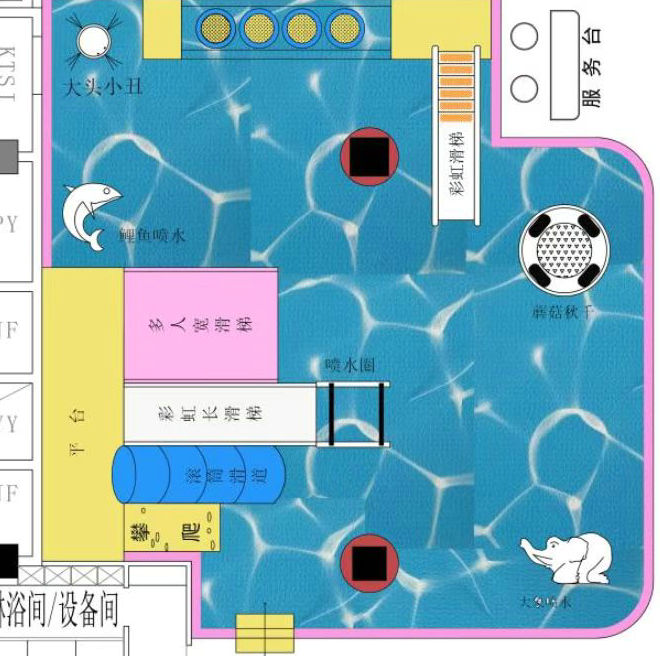 方圆荟雨泽儿童室内恒温水上乐园